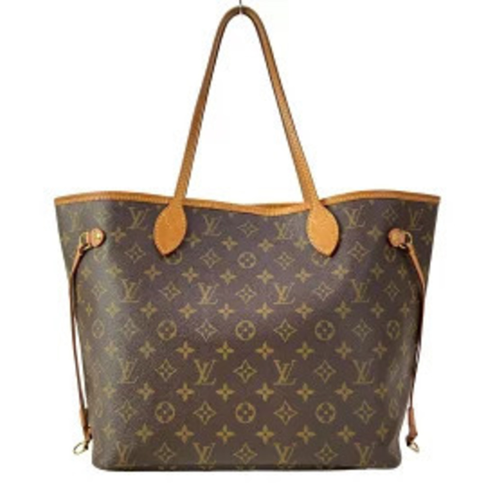 LOUIS VUITTON Neverfull Tote Bag Pivoine Monogram Brown